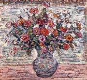 Flowers in a Vase (Zinnias) Maurice Brazil Prendergast